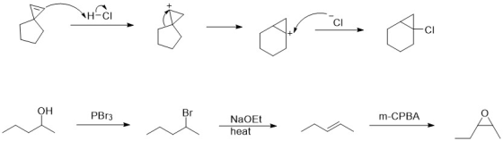 Dag - greco ve PBr3 Pern NaOET heat Nage na mcPBA m-CPBA Å