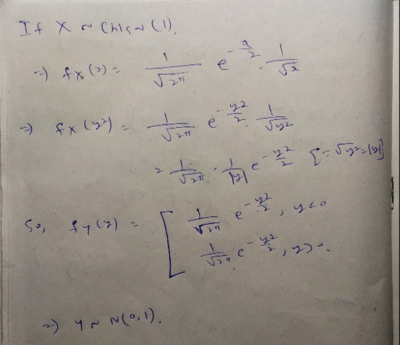 If x n Chisa (1), 1 e اسر -) fx () -15 Ex (3) June 2.2 (572-13] е So fy (2) 7) Ne-y2 2) Y N(o,).