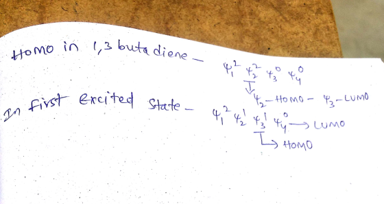 tbuta diene cvst excite State LUMO 2 什。MO