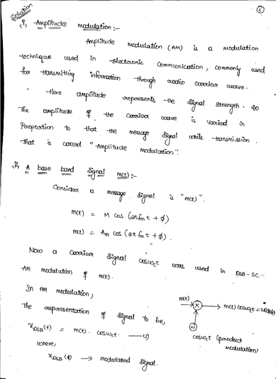 9) -Amplitude Modulation :- pce adutation CAM)o a modulation chnque usedtnletonCommunicati on , commonly wed ere tude xe the -Tre ampittude孚.tte Cooica cove uVaxed h Poopaodion t hat the atcalued Amplitude outation nasmct Consideo inal mct) . Am modulation nct) in mulation) mct) sepoxes entartionemal to be, modutatien) tohere/