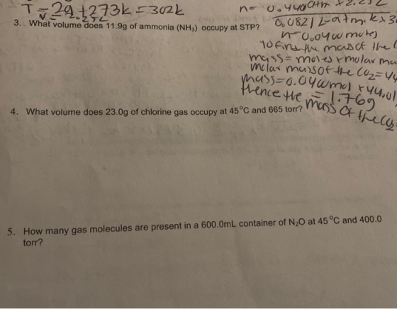 v2.t273k3021 n c.44aCH 3. What volume does 11.9g of ammonia (NHa) occupy at STP? 10finu masct Ihe mass=melesrmular ma melax m