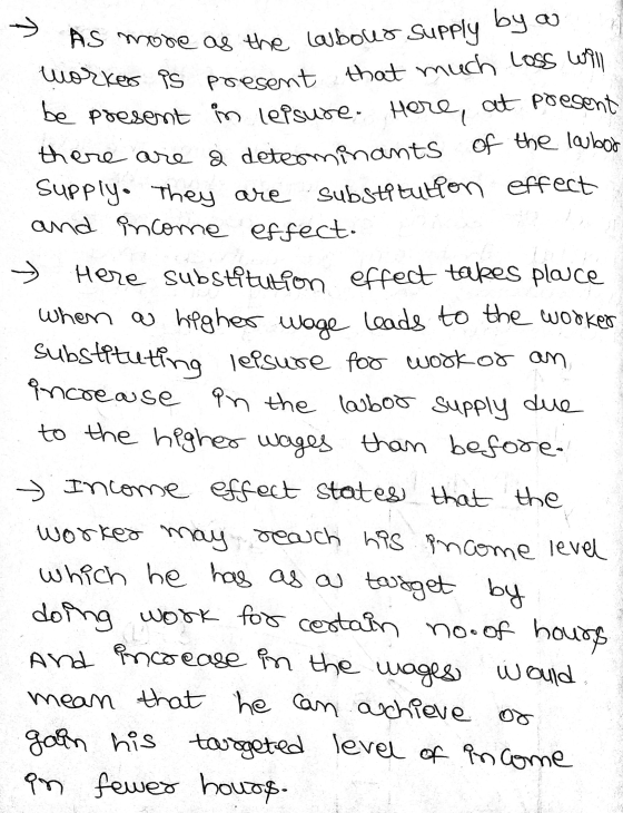 > As more as the laboleo Supply by a workers is present that much loss will be present in lepsure. Here at present there are
