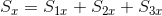 S_x = S_1_x +S_2_x +S_3_x