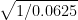 V1/0.0625
