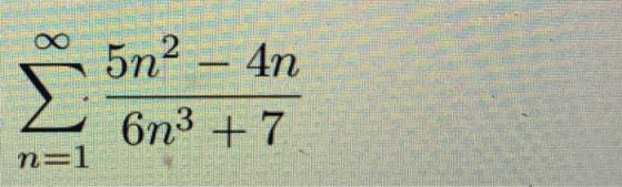 Β 5η? - 4η Σ 6n3 +7 n=1