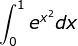 e dx
