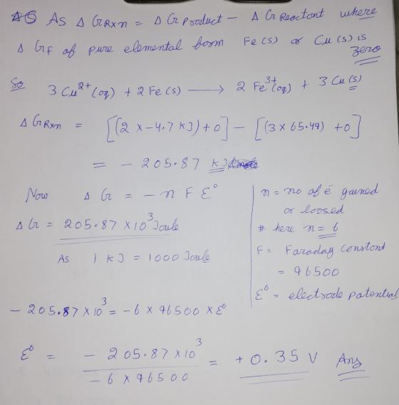 here A Cr Ragctont A As A GRx D Cr Pooduct arCu cs) is zera Fe cs 4 f af Pure elbmontal fom 3+ 2 Fetog) t3 Cu (S) a+ 3 Cu Lo