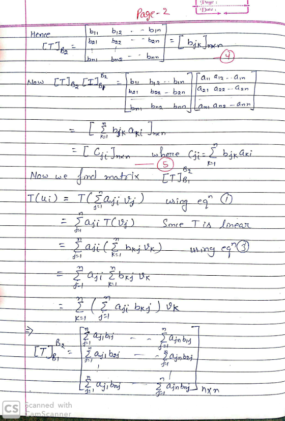 Page : 1 Date: Hence bil ba| Page - 2 biz . - bin baz - - 1 bro bron] A III By = Ibni now 147B2 [I deg [I den ? - T bu biz -