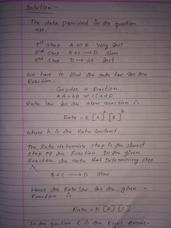 Solution :- The data provided in the question are, pst step and stup 3rd Step A ²B Very Jast B+C D slow D 26 Jast for the we