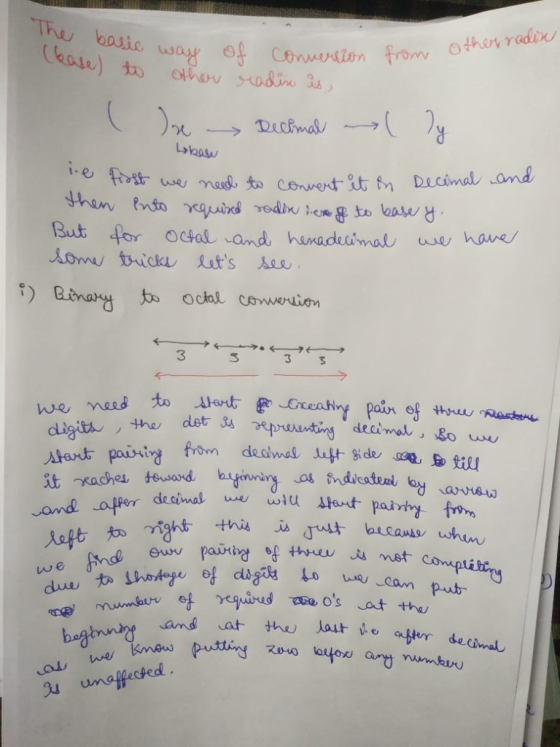 basic way The (kau e Convetion from ofhe radin Lokasw ie fost Decimal and we nad to convent it han tnsto ind edb t to ease Bu