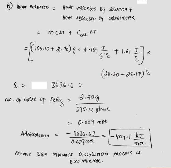8) HEAT RELEASED HEA BSORBED R4 Soluno t HEAT ABSORBED By cloeImefe m CAT t Cae 4T 106.10+ .t0) a 4 -181 X d8.0-a5-17) 3636 6