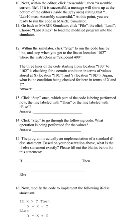 10. Next, within the editor, click Assemble, then Assemble current file. If it is successful, a message will show up at t