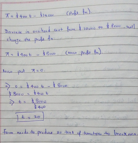 CP change the pasf 4 Boue ner do to Droduce 20-tond ceturnate to rre.xwen