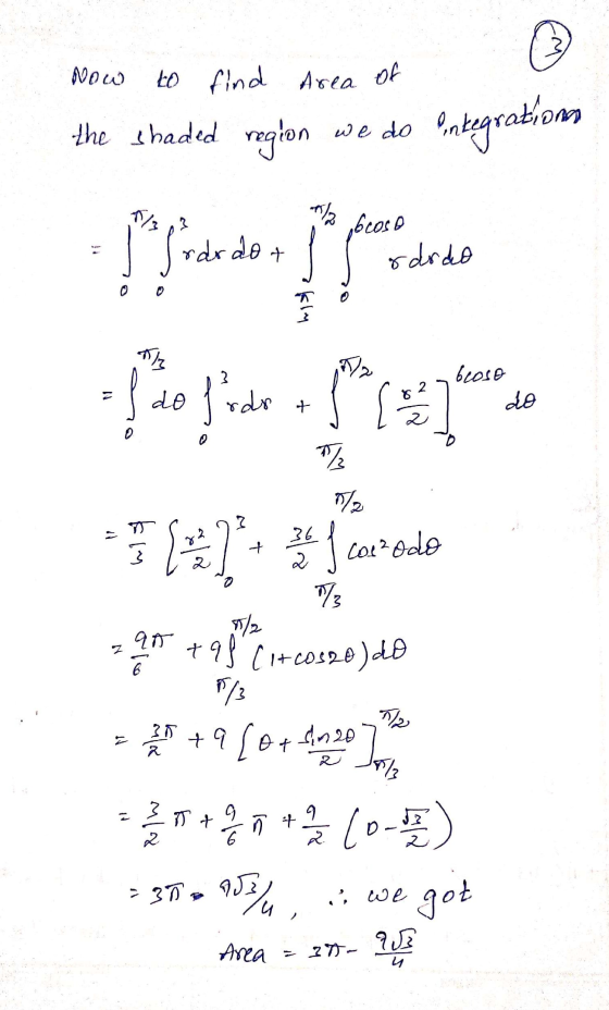 Now to find area of the shaded region we do integratiom wide O1079 131, je moj maj 1941 office bile zah +98 (1+60320) do =