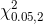 \chi^{2}_{0.05,2}