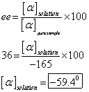 ee = [a] x100 -165 =|-59.4 solution