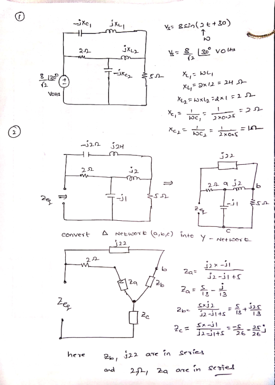хе, XL Xenon ten vissink +30) V s sin(2t + 30 ) HAA XL2 (30° volta W m I.. ķ Voits XL = WL, XL = 2x12 = 24 h XL2 = W X L2 =2x