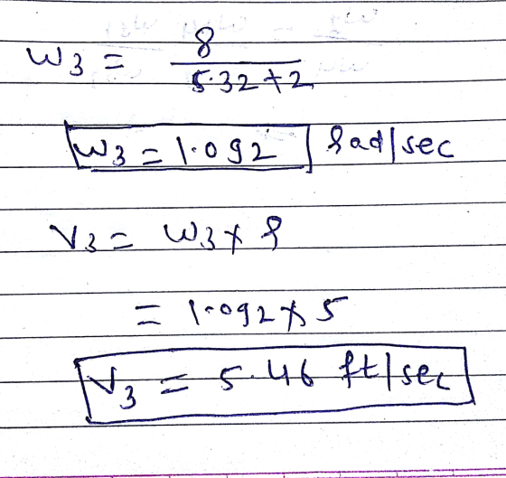 ☺ 03 W3 21:0921] fad/sec V22 W3x8 = prog2x5 H₂5.46 ft see
