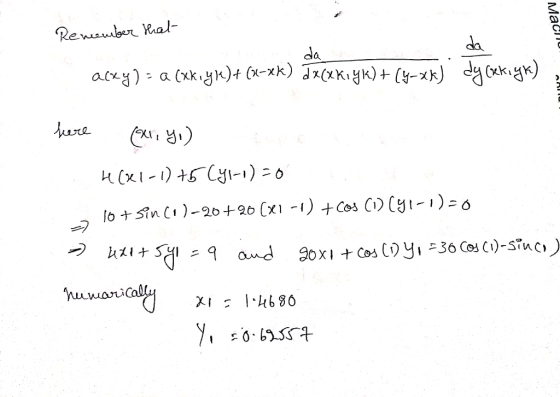 da acxy): α(Xk 냉K)+ (x-xx) da(XK:yK) + (y-xx) daak.ax) xlt ıncı )- uwanicall