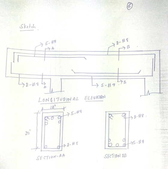 Sketd 5-113 > A 9-H LONGITUDIN AL ELEVATONI Sd 9- SECTION-AA SECTIN BB
