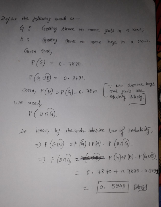 叫ǐue the doubling ove da as- 免: Gettin?大hmee, on more gols in a even that P (G) F 0、7870 . P979 and, P(B) PG 0 2870. and l are c eguallt like we need We know, ld thequtt additive law ơPhobabw o-7870 + 0. 7870-091 o. 5949 Anx