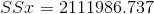 SSx=2111986.737
