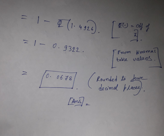 l 4 926 10. 9322 Froom Noomat table value 2 10.06 Rounded to