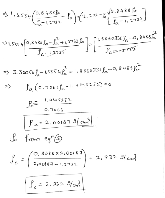 => 1.5554 54 CE - SA) 2.31–2.40*20.00 Pa Pa 2 2 -> 1,5554(0,84888a-să +12732 Sa Pa-1,2732 fa][1660 1,8860336 la -0,84888 fa-1