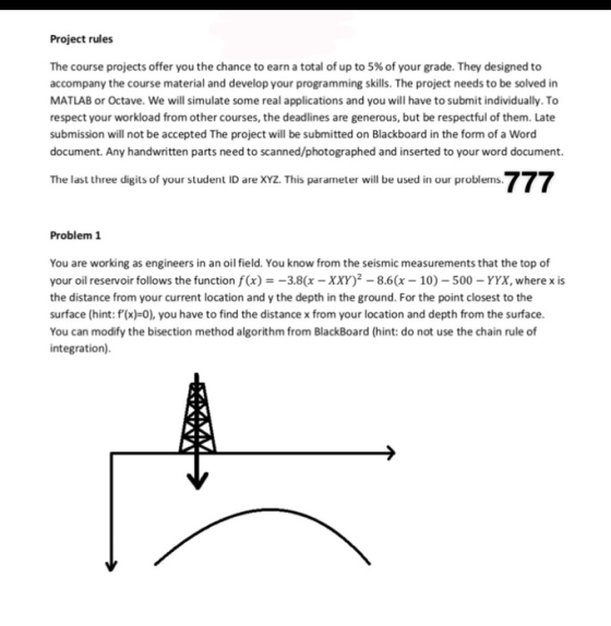 Project rules The course projects offer you the chance to earn a total of up to 5% of your grade. They designed to accompany