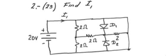 2 (25) Find I, I, 321 D 20v 2 212 321 & D2