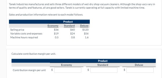 Tanek Industries manufactures and sells three different models of wet-dry shop vacuum cleaners. Although the shop vacs vary i