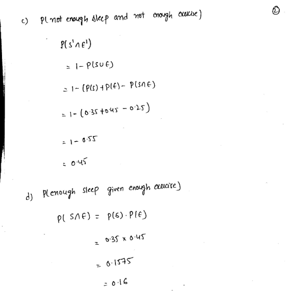 ท.OT ero 0 d) Plemough slep hven enough ceare)