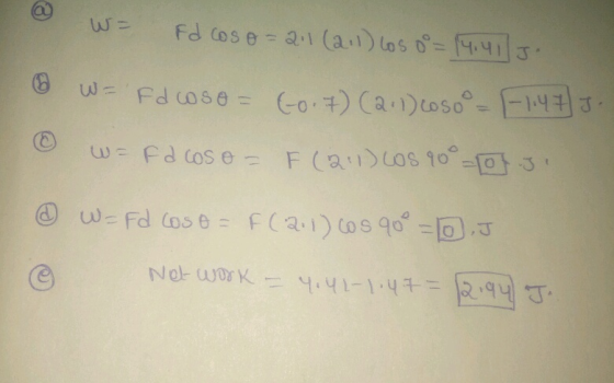 w Fd cos e = a (a) los -.41J w fdcos e- F(21L0S t0-03 wE Fd (oseFCa1)0s 90