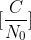 [\frac{C}{N_0}]