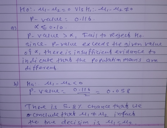 gince-yrlue ex Ceed sthe given Value di fferent O 116