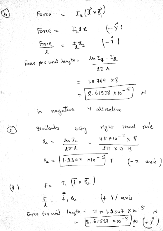 force Force Force 1, Mo If. Ig Force per unit denyth = 1.0 169 x8 8.61538 X (o Y direction negative in Similuly rule Hanel us
