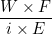 W XF iXE