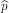 \widehat{p}