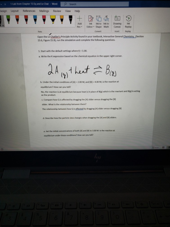 = 1-Lab from Chapter 15 Eq and Le Chat - Word Search Design Layout References Mailings Review View Help Add i nk Ink to Ink t