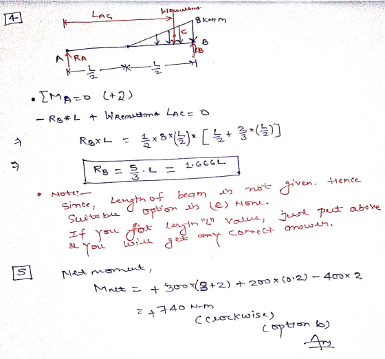 Resuund LAC Kokm c V ATRA ...IMA=0 (+2) :- R&*L + Wreorettom* LACE O Rexh = x8*(+) [+ **)] Rg = Sie = 1.6662] since, Length o