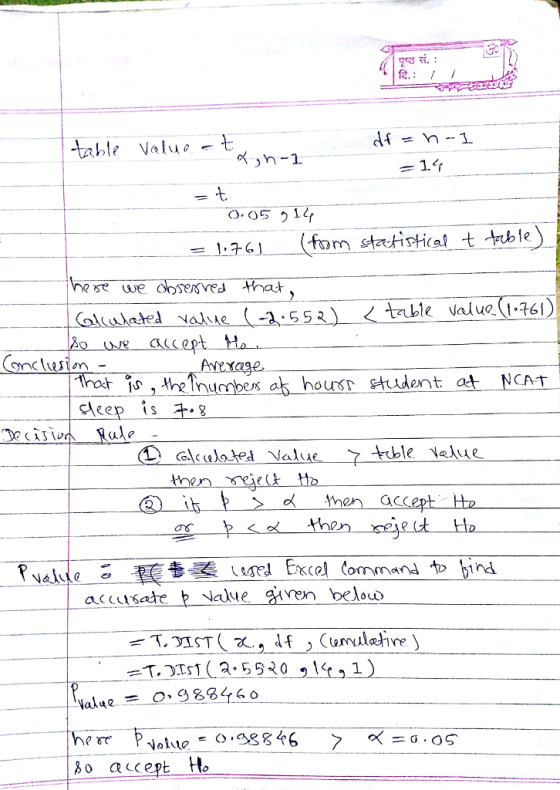 국. O-05.214 fom statistical rble 553- -table Valua(1461) GS gnclesi - s,the Tnumbe a housr student at NCAT Gkuled Value ruble Nelue o( mon acce 8o accept Ho