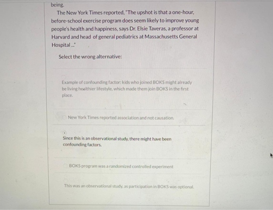 being The New York Times reported, The upshot is that a one-hour, before-school exercise program does seem likely to improve