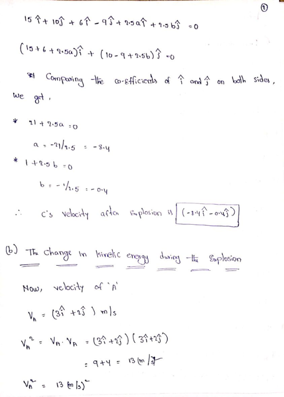 iCic we Now, velocily ofA 3个+2