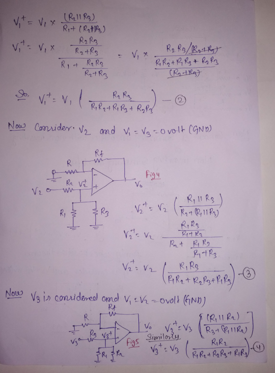V t = Vix (R21 R₂) Rit (Ratky) R₂ Rg R2 + R3 Vita Vix V x R & R₂ RB R2 RB/Rathat R R₂ + R R₂ + R₂ R3 (Ratha R2 + R3 Vitavil R