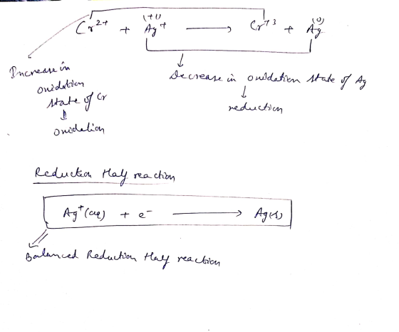 Cretto Ay T - Pncrease in decrease in ondation state of Ag onidatien state of or reduction Onidation Reduction Hall reaction