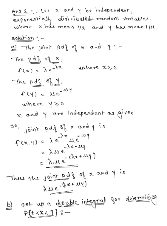 Let χ and γ be independent, where χ has meanYA andy has mea solution。 TheJoint Ad The pd3 and are independent as aiveり Joint Rd.^ *x and v is dek umini b set up double int