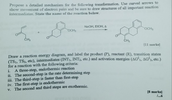 Propose a detailed mechanism for the following transformation. Use curved arrows to show movement of electron pairs and be su