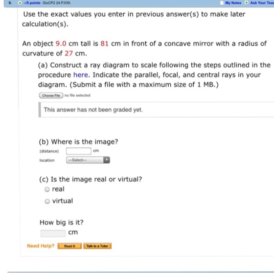 Use the exact values you enter in previous answer(