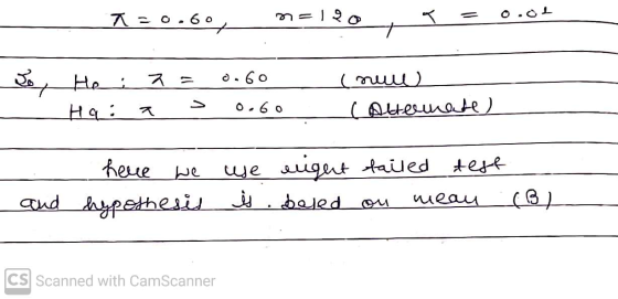 a=0.607 n=120 a نمطك 0.60 Inuw Cateurete) H2 0.60 we here and hypothesis use eight failed test is based mean (B1 CS Scanned w