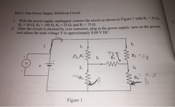 One Power Supply Multifood Circuit With the power